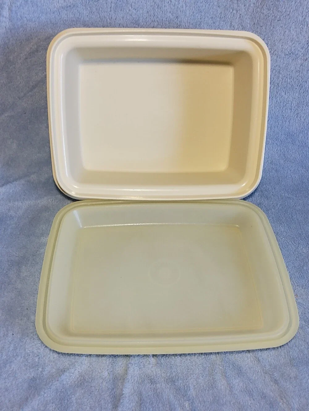 Vintage Tupperware #1254 Freeze N Save Ice Cream Keeper Storage Container W/ Lid